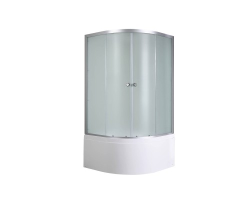 Душевая кабина AvaCan D5010N AVA 100x100 без крыши, стекла матовые, профиль хром
