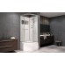 Душевая кабина AvaCan D10 AVA 100x100 без крыши, стекла матовые, профиль хром