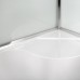 Душевая кабина AvaCan D10 AVA 100x100 без крыши, стекла матовые, профиль хром