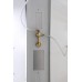 Душевая кабина Avacan EM3011NT AVA 110x110 без крыши, стекла прозрачные, профиль хром