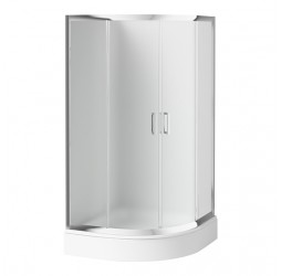 Deante Funkia Кабина полукруглая, стекло матовое, 80х80х170см