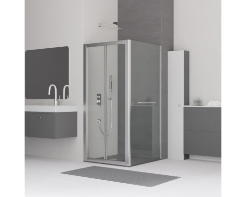 Душевой уголок RGW CL-31-1 (CL-21+Z-060-1) прозрачное cтекло цвет профиля 4 мм 040931199-0