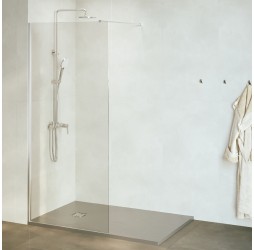 Душевую перегородку RGW WA-010 неподвижное Walk In cтекло прозрачное, 8 мм 100*195 xром