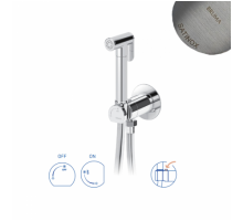 Гигиенический душ Bruma, угол открытия 180 °. Ручной душ из латуни - EloR 145 110 3ST Satinox