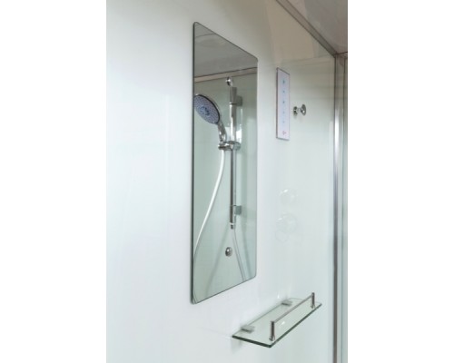 Душевая кабина AvaCan D271SLED AVA 100x100 LED, стекла матовые, профиль хром