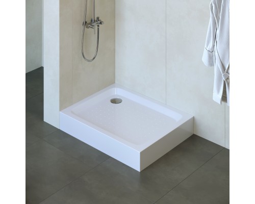 Душевой поддон прямоугольный RGW LUX/TN (Литой экран) белый акрил cерия Acryl (70*90) 16180279-21