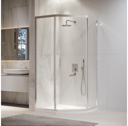 Душевой уголок, трапеция RGW PA-86 прозрачное(Easy) cтекло цвет профиля 6 мм 38088600-11