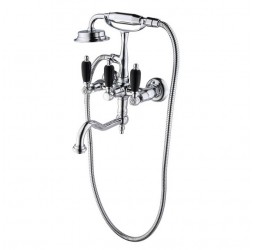 Смеситель для ванны Caprigo Adria-classic Black Edition 03B-510-CRM