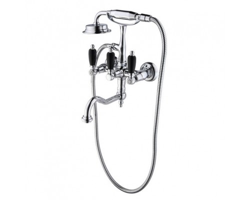 Смеситель для ванны Caprigo Adria-classic Black Edition 03B-510-CRM