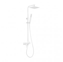 Deante Cascada Hiacynt Bianco Душевая колонна со смесителем для душа, белый