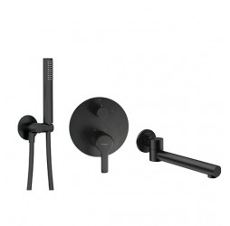 Deante Nero Система скрытого монтажа для ванной круглая, черная