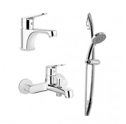 Deante Chaber Комплект смесителей (для ванны, раковины и душ.гарнитур)