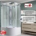 Душевая кабина AvaCan EM5080T AVA 80x80 стандарт, стекла прозрачные, профиль хром