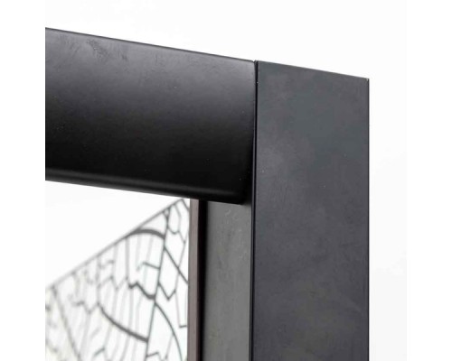 Душевой уголок Avacan HB 100 AVA 100x100 стекла с рисунком, профиль черный