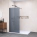 Душевая перегородка RGW WA-010B неподвижное Walk-In 80x195 стекло тонированное, профиль черный