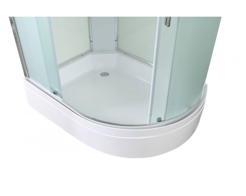 Душевая кабина Avacan EM3912LLED AVA 120x90 левая, LED, стекла матовые, профиль хром