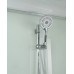 Душевая кабина Avacan EM3912LLED AVA 120x90 левая, LED, стекла матовые, профиль хром