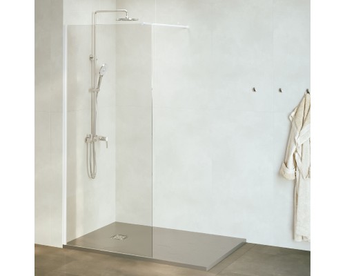 Душевая перегородка RGW WA-002W неподвижное Walk In cтекло прозрачное, 6 мм 110*195 белый 35100211-15