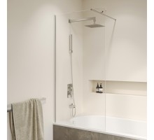Стационарная шторка на ванну RGW SC-051 70*150 прозрачное стекло 8 мм 351105107-11