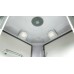 Душевая кабина AvaCan L980GM AVA 80x80 с гидромассажем (стекла матовые с рисунком)