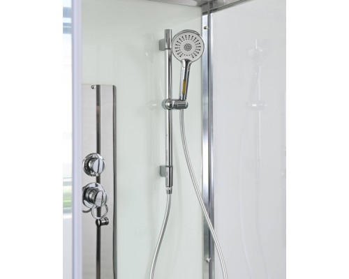 Душевая кабина AvaCan V2090N AVA 90x90 без крыши стекла прозрачные, профиль хром