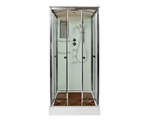 Душевая кабина AvaCan V8015 AVA 80x80 стекла прозрачные, профиль хром