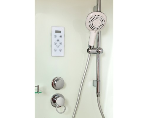 Душевая кабина AvaCan V8015 AVA 80x80 стекла прозрачные, профиль хром