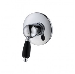 Смеситель для душа Caprigo Adria-uno Black Edition 02B-550-CRM