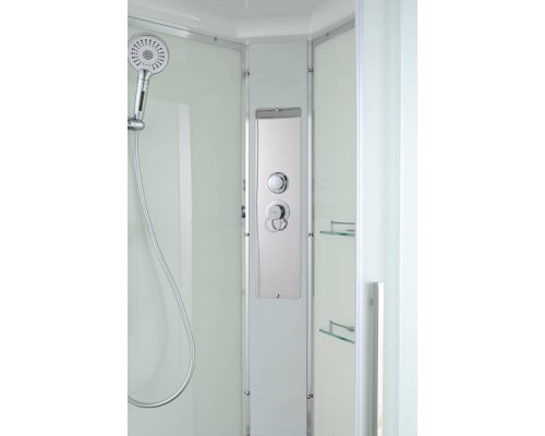 Душевая кабина Avacan EM2912R AVA 120x90 правая, стандарт, стекла матовые, профиль хром