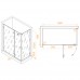 Душевой уголок RGW Stilvoll 160x80 SV-040 стекло прозрачное, профиль хром