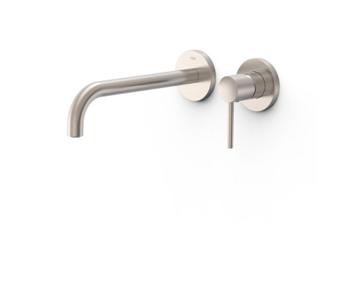 26230022AC Tres Study Exclusive Смеситель для раковины встраиваемый (237мм), на 2 отверстия, цвет ст