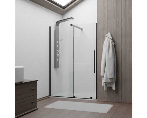 Раздвижная душевая дверь RGW TO-18 B 100*195 прозрачное стекло 6 мм 41071810-14