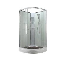 Душевая кабина Avacan EM2011NT AVA 110x110 без крыши, стекла прозрачные, профиль хром