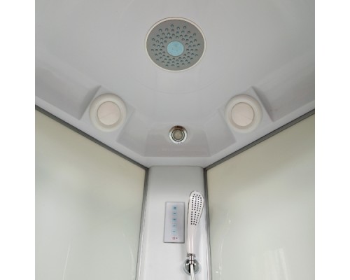 Душевая кабина Avacan L910GM+EL AVA 100x100 с гидромассажем и электрикой (стекла матовые с рисунком)