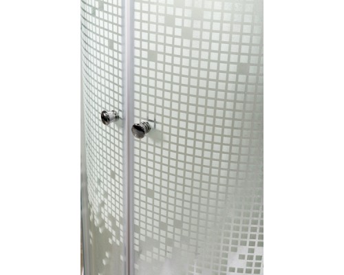 Душевая кабина Avacan L910GM+EL AVA 100x100 с гидромассажем и электрикой (стекла матовые с рисунком)