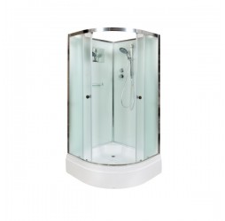 Душевая кабина Avacan D311 AVA 110x110 без крыши, стекла матовые, профиль хром