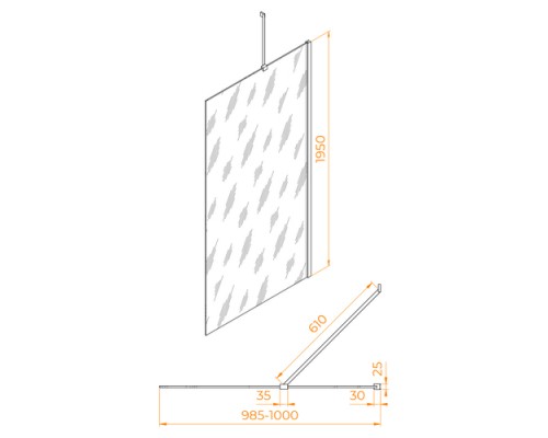 Боковая стенка RGW Z-14 100 см