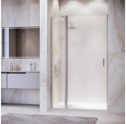 Распашная душевая дверь RGW LE-004 100*195 матовое стекло 6 мм 351200410-21