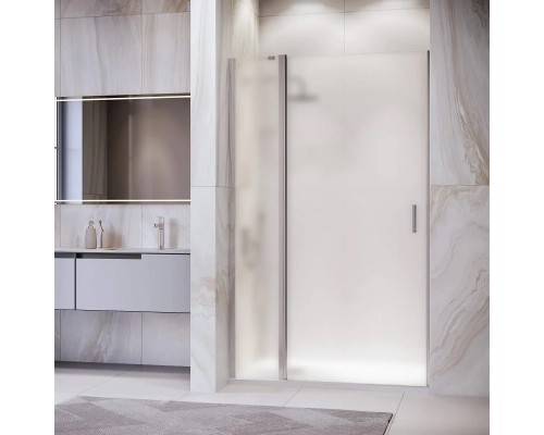 Распашная душевая дверь RGW LE-004 100*195 матовое стекло 6 мм 351200410-21