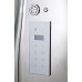 Душевая кабина AvaCan Z111MTSTEAM AVA 100x100 с баней, стекла прозрачные/матовые, профиль хром