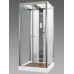 Душевая кабина AvaCan Z111MTSTEAM AVA 100x100 с баней, стекла прозрачные/матовые, профиль хром