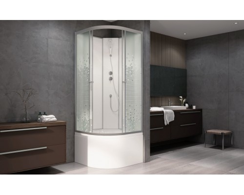 Душевая кабина Avacan L910N AVA 100x100 без крыши (стекла матовые с рисунком)