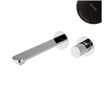 Смеситель для раковины на 2 отверстия, настенный. Adagio 193 010 0NS Night Sky