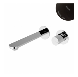 Смеситель для раковины на 2 отверстия, настенный. Adagio 193 010 0NS Night Sky