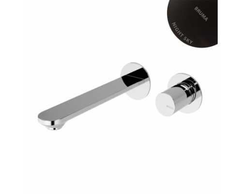 Смеситель для раковины на 2 отверстия, настенный. Adagio 193 010 0NS Night Sky