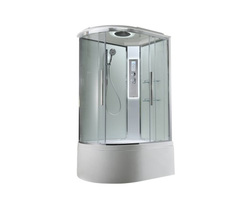 Душевая кабина Avacan EM5811RLEDT AVA 110x80 правая, LED, стекла прозрачные, профиль хром