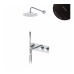 Душевая система термостатическая, скрытого монтажа, с стальной душевой лейкой Ø250 мм, и наливом на ванну - Elo 138 310 2NS Night sky