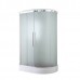 Душевая кабина AvaCan EM2912RLED AVA 120x90 левая, LED, стекла матовые, профиль хром