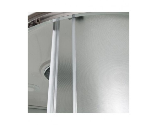Душевая кабина AvaCan D271SEL AVA 100x100 с электрикой, стекла матовые, профиль хром