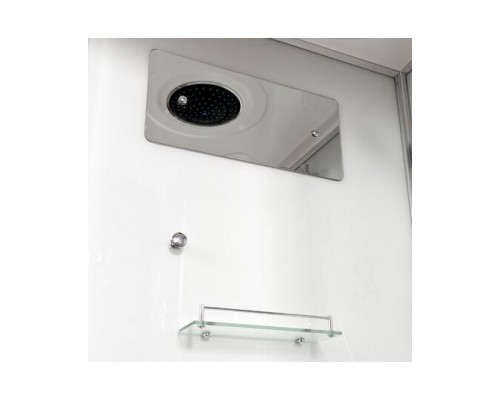 Душевая кабина AvaCan D271SEL AVA 100x100 с электрикой, стекла матовые, профиль хром